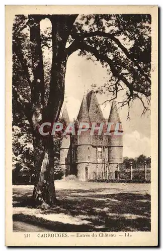 Cartes postales Carrouges Entree du Chateau