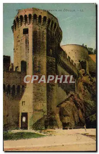 Cartes postales Chateau Avignon Remparts de l'Oulle