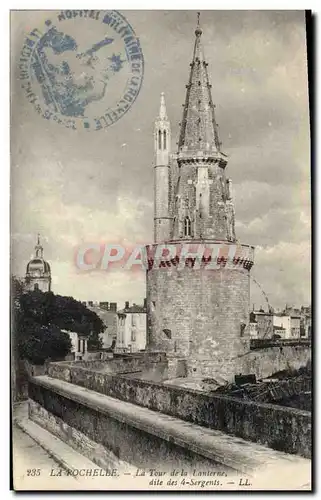 Cartes postales Chateau La Rochelle La Tour de la lanterne dite des 4 sergents