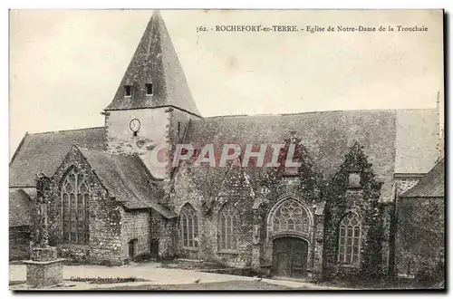 Cartes postales Chateau Rochefort sur Terre Eglise de Notre Dame de la Tronchaie