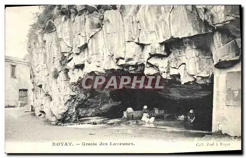 Cartes postales Grotte des laveuses Royat Grottes