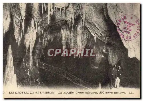Cartes postales Grotte Grottes de Betharram Les aiguillles Grottes inferieures