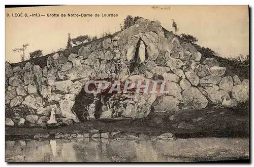 Cartes postales Grotte de Notre Dame de Lourdes Leige Grottes