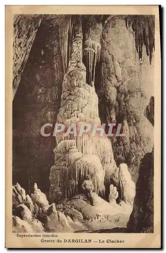 Cartes postales Grotte de Dargilan Le clocher Grottes