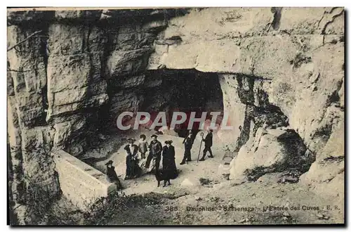 Cartes postales Grotte Grottes Dauphine Sassenage L'entree des cuves