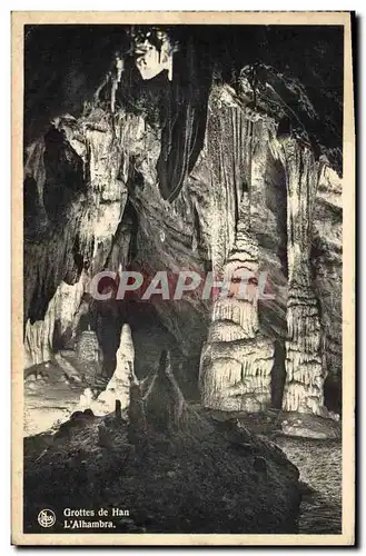 Cartes postales Grotte Grottes de Han L'Alhambra