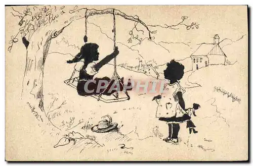 Cartes postales Fantaisie Enfant Poupee