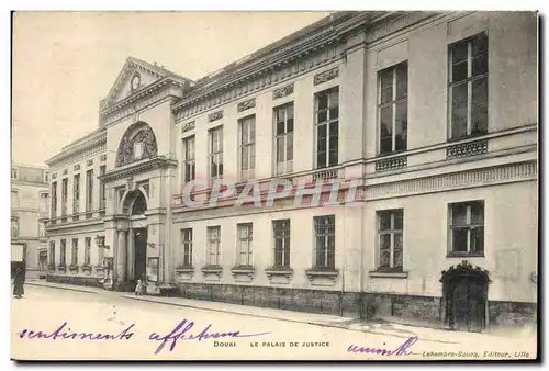 Cartes postales Palais de Justice Douai