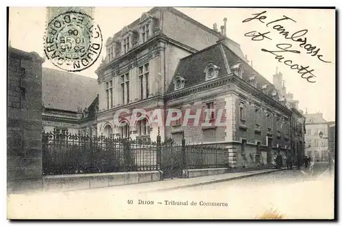 Ansichtskarte AK Palais de Justice Dijon Tribunal de commerce