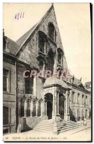 Ansichtskarte AK Dijon Le porche du Palais de Justice