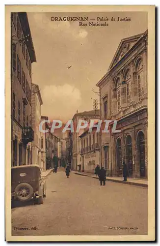 Cartes postales Palais de Justice Rue Nationale Draguignan