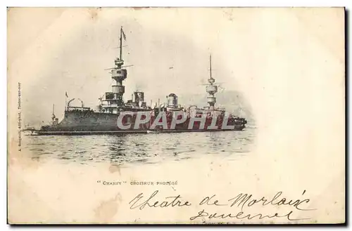 Cartes postales Bateau de Guerre Chanzy Croiseur protege