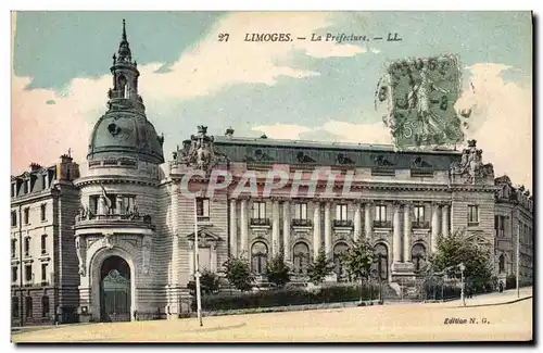 Ansichtskarte AK Prefecture Limoges