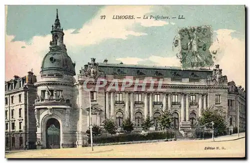 Cartes postales Prefecture Limoges