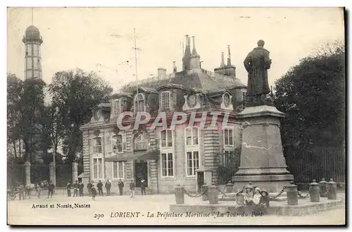 Ansichtskarte AK Lorient La Prefecture Maritime La Tour du Port