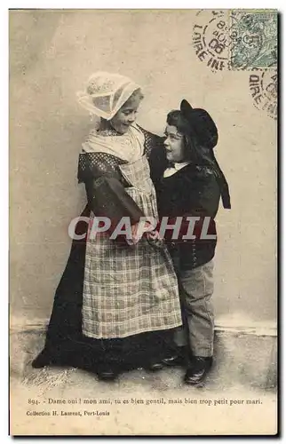 Cartes postales Folklore Enfants