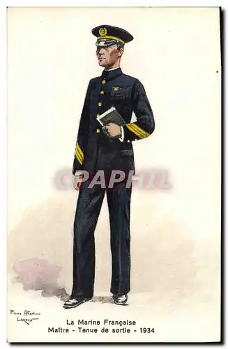 Ansichtskarte AK Militaria Maitre Tenue de sortie 1934 Marine