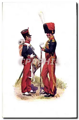 Cartes postales Militaria Musee Marechal Franchet d'Esperey Alger Algerie Infanterie de ligne 1830 Tambour Major