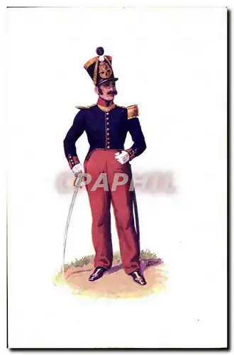 Cartes postales Militaria Musee Marechal Franchet d'Esperey Alger  Algerie Infanterie de ligne 1830 Officier