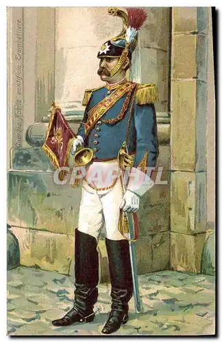 Cartes postales Militaria Gardia Mobile Trombettiere