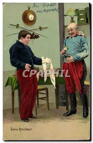 Cartes postales Militaria Sans douleur