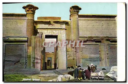 Cartes postales Egypt Egypte Medinet Habout