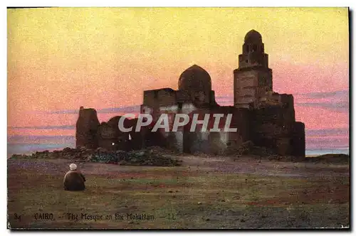 Cartes postales Egypt Egypte Cairo The mosque on the Mokattam