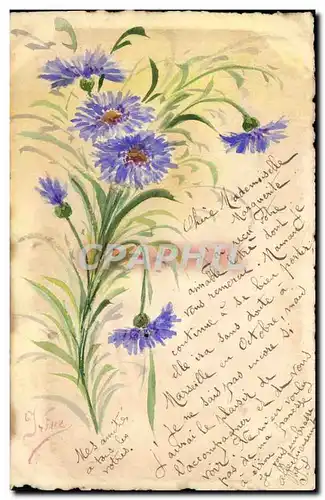 Cartes postales Fantaisie (dessin a la main) Fleurs