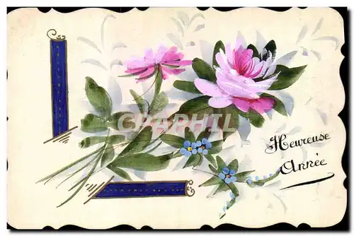 Cartes postales Fantaisie (dessin a la main) Fleurs