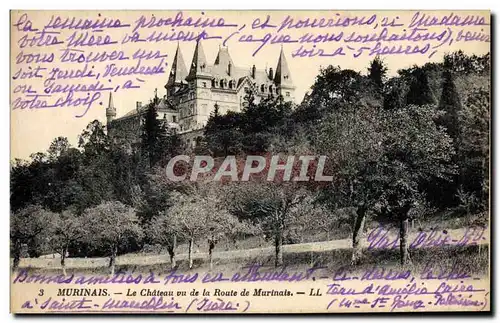 Cartes postales Murinais Le Chateau vu de la Route de Murinais