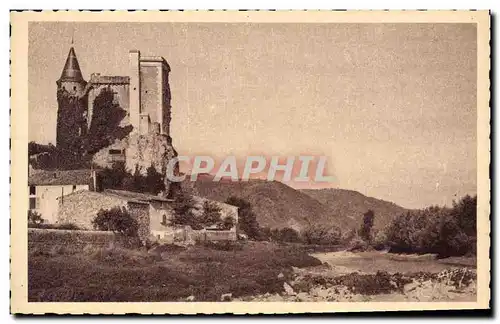 Ansichtskarte AK Le Chateau de Chateaubourg sur Rhone (Ardeche) ou le Roi St Louis sejourna en se rendant aux cro