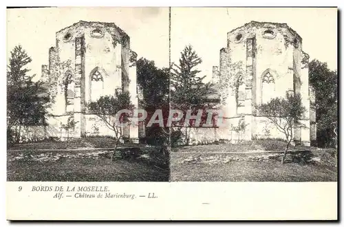 Cartes postales Bords de la Moselle Chateau de Marienburg