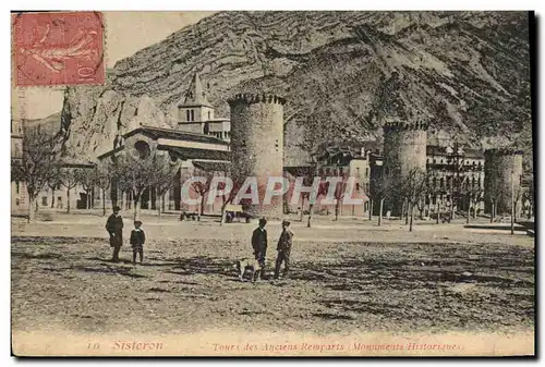 Ansichtskarte AK Sisteron Tours des anciens remparts (Monuments Historiques)