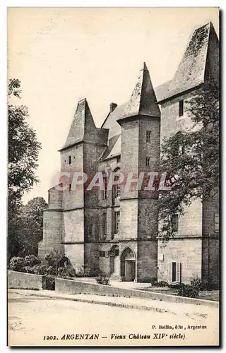 Cartes postales Argentan Vieux Chateau XIV siecle