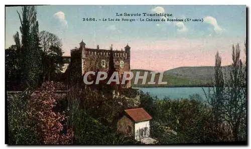 Ansichtskarte AK La Savoie touristique Le lac du Bourget Le chateau de Bordeaux (X siecle)