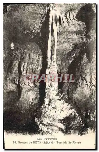 Ansichtskarte AK Les pyrenees Grottes de Betharram Torsade St Pierre