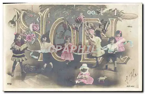 Cartes postales Fantaisie Poupee  Noel