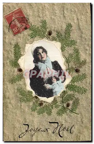 Cartes postales Fantaisie Poupee  Joyeux Noel