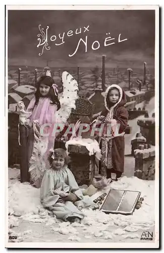 Cartes postales Fantaisie Poupee  Joyeux Noel Ange