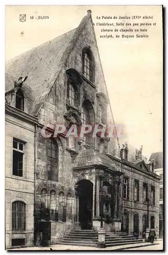 Ansichtskarte AK Dijon Le Palais de Justice (XVI siecle) A l'interieur Salle des Pas Perdus er Cloture de Chapell