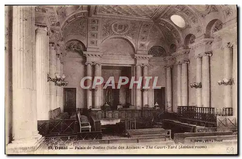 Cartes postales Douai Palais de Justice (Salle des Assises)