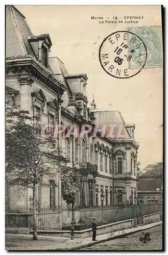 Cartes postales Marne Epernay Le Palais de Justice