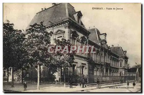 Ansichtskarte AK Epernay Palais de Justice