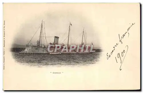 Cartes postales Bateau de GuerreCondor