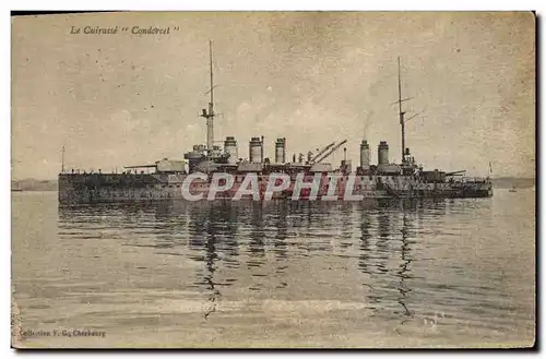 Cartes postales Bateau de GuerreLe Cuirasse Condorcet
