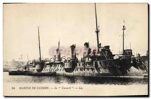 Cartes postales Bateau de GuerreMarine de Guerre Le Cassard