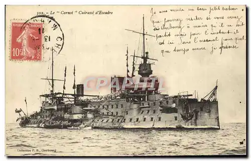 Cartes postales Bateau de GuerreMarine Militaire Francaise Du Chayla Croiseur Cuirasse de 1re classe