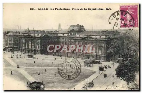 Cartes postales Lille La Prefecture Place de la Republique