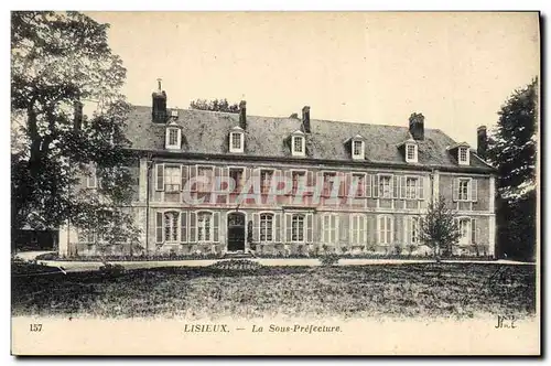 Cartes postales Lisieux La Sous Prefecture