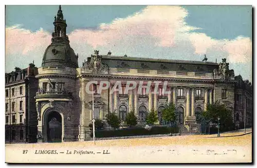 Cartes postales Limoges La Prefecture